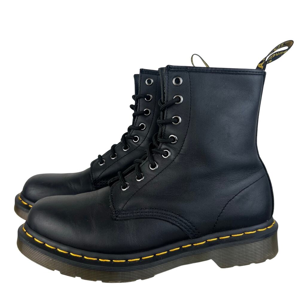 Dr. Martens 1460 Women's Black Genuine Leather Lace Up Boots (Sz 8)